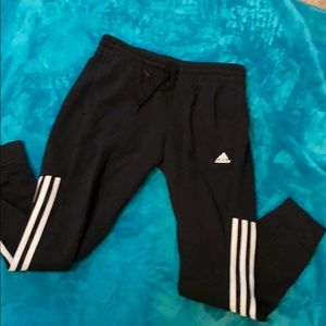 black adidas sweatpants